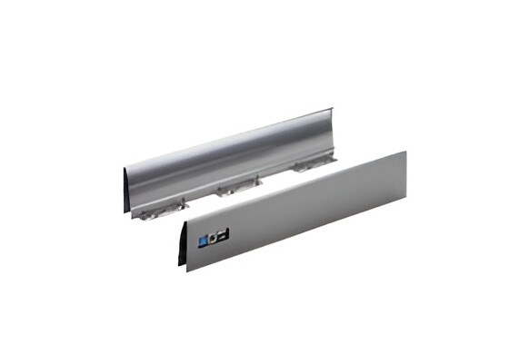 Боковина ящика HETTICH InnoTech, H70 мм, NL260 мм, цвет серый, левая, (V18)
