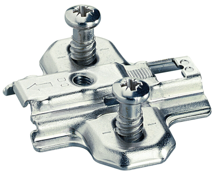 107162503 Монтажная планка Hettich, 1071625 для Intermai/Ecomat 0,0 мм с евровинтами