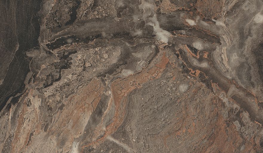 Бумажно-слоистый пластик БСП  Мрамор Чиполлино чёрная медь F094 ST15 0,8 мм 2800*1310 мм Egger