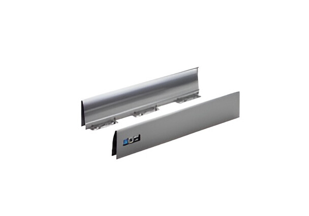 Боковина ящика HETTICH InnoTech, H70 мм, NL470 мм, цвет серый, левая, (V18)