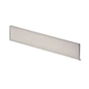 Декоративная панель Hettich, 9086696*  нержавеющая сталь Touch-in для ручки, прямоугольная
