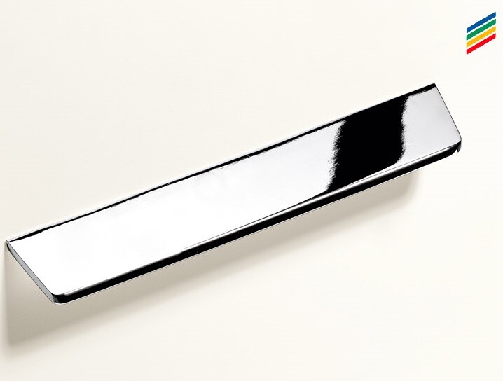 Ручка Hettich, 9114541  Favara, межосевое расстояние 128мм, хром матовый