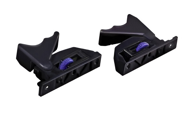 Замок HETTICH* для направляющих Quadro V6+ для деревянных ящиков, комплект, (V5)