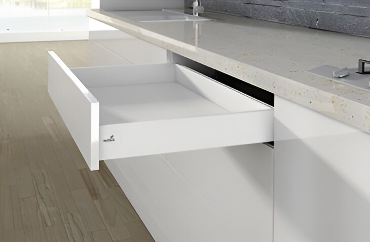 Комплект ящика Hettich, ArciTech соед зад стен L450 H94, белый