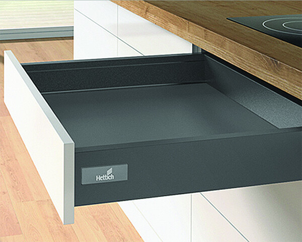 Комплект ящика InnoTech Atira полного выдв. Silent System, 470*54, Антрацит