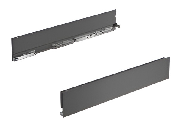 Боковина ящика HETTICH AvanTech You, H101 мм, NL500 мм, цвет антрацит, правая