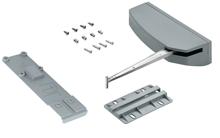 Механизм Pull to move Silent для WingLine L, исполнение medium, левый, серый