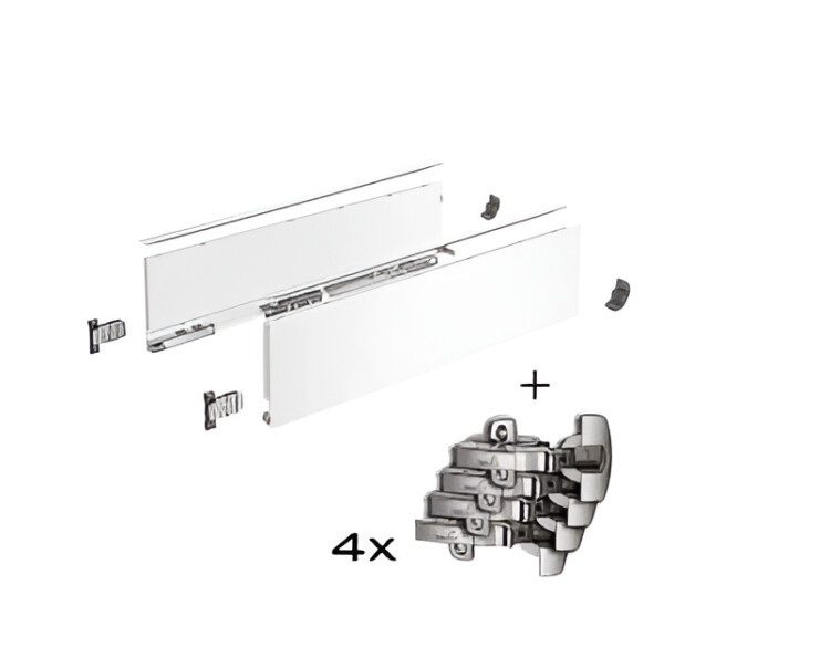 Комплект Ящика Avantech You, H139, Nl500, Белый С 4 Петлями Sensys 8645