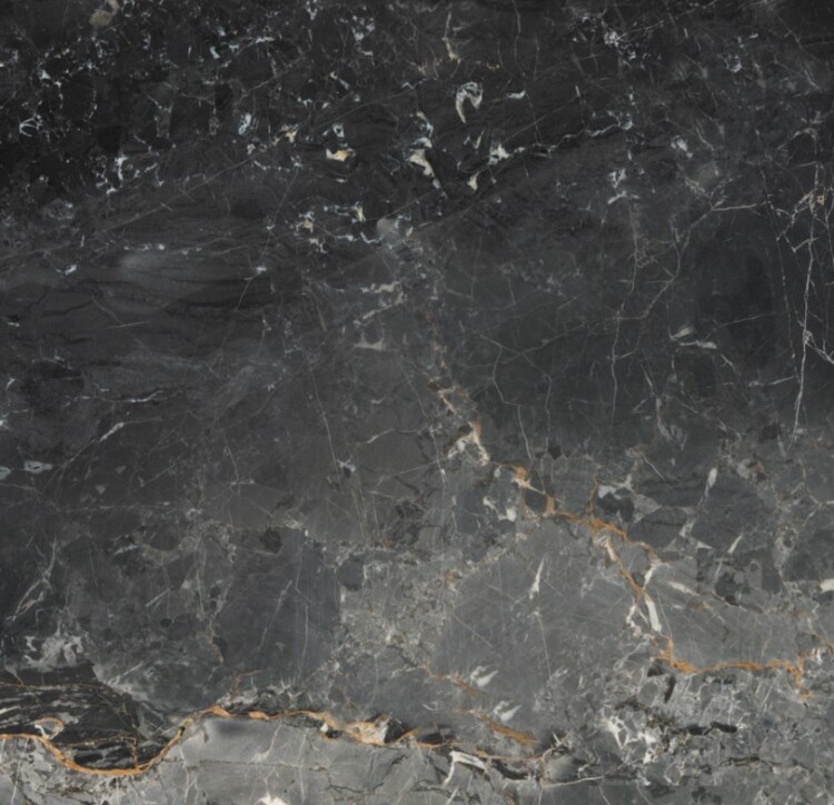 Столешница Слотекс 8079/Sl Black Frosty Marble 4200×600×40 мм — 1п/5