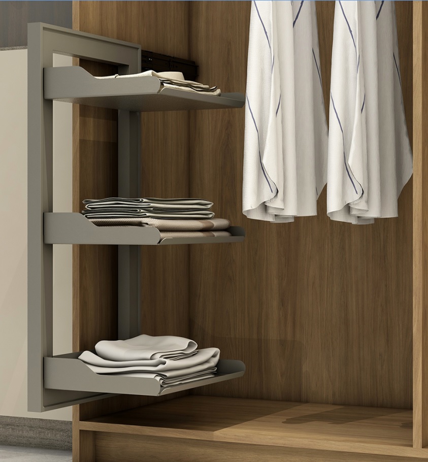 FIRMAX Рамка с боковым креплением, 3 полки 323×410×766 (ШхГхВ), серый