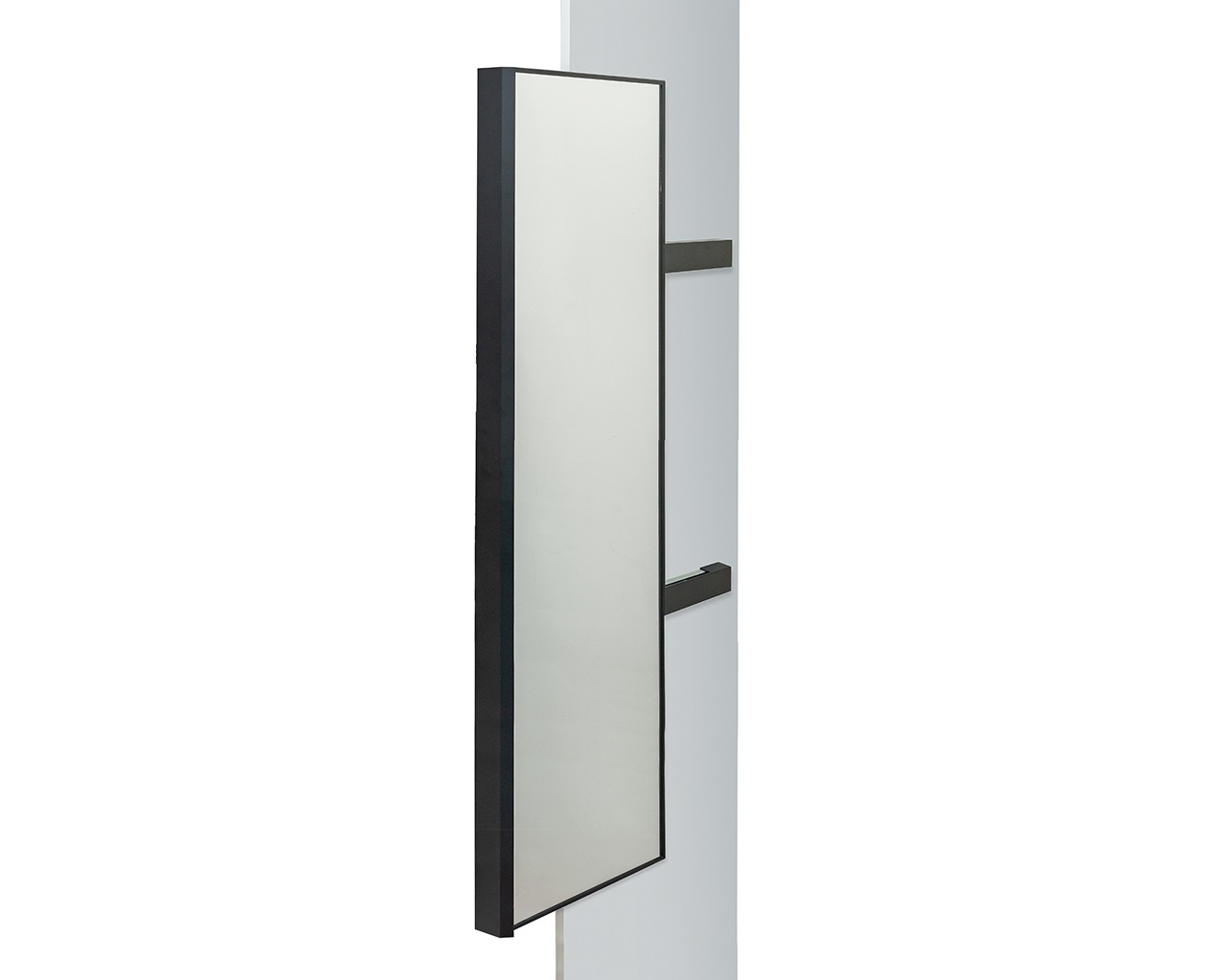 FIRMAX Поворотно-выдвижное зеркало, 352×61×1200 (ШхГхВ), черный