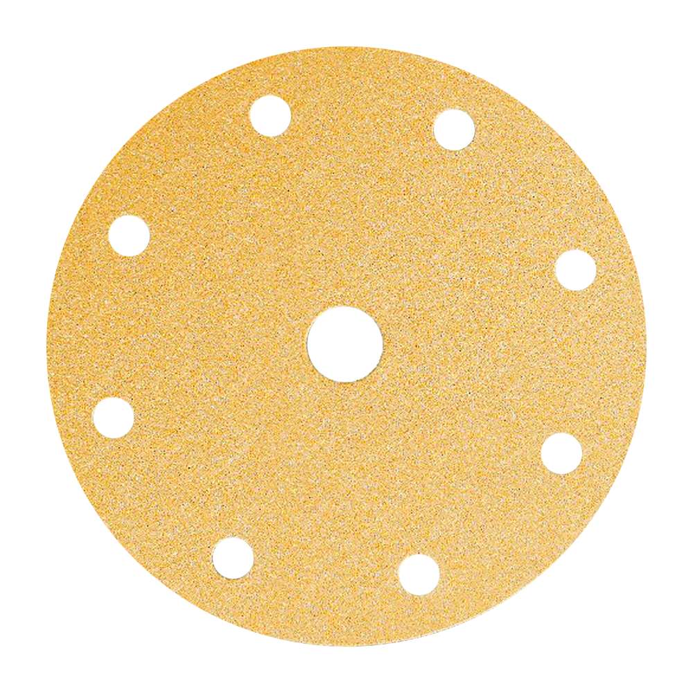 Шлифовальный диск на бумажной основе Mirka GOLD 125 mm. GRIP R  (8 отв.)