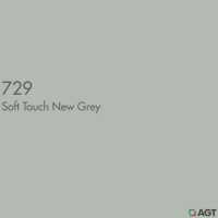 МДФ Серый soft touch 729  2800*1220*18 (матовый) AGT 2гр