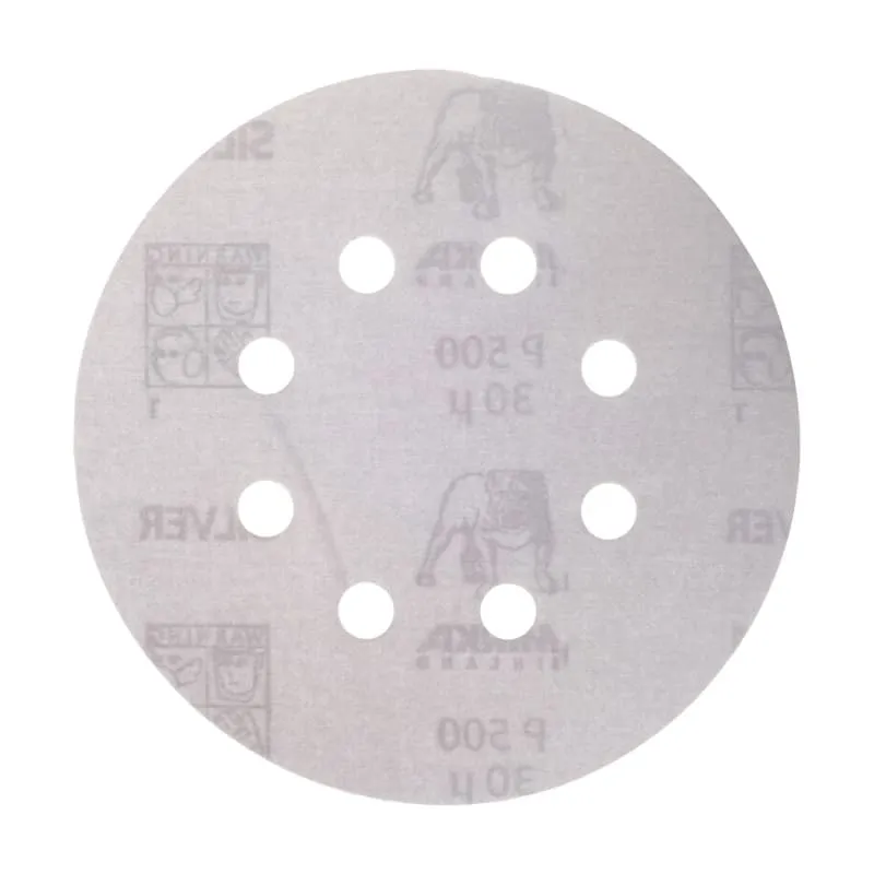 Шлифовальный диск на бумажной основе Mirka Q.SILVER 125 mm GRIP В (8 отв.)